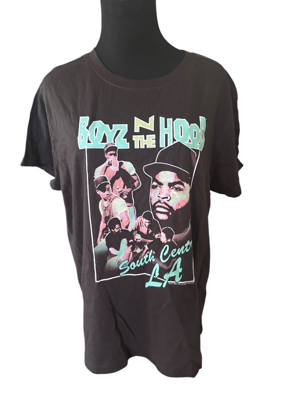 Boyz n The Hood gray and green t-shirt size L New with tags